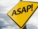 asap street sign